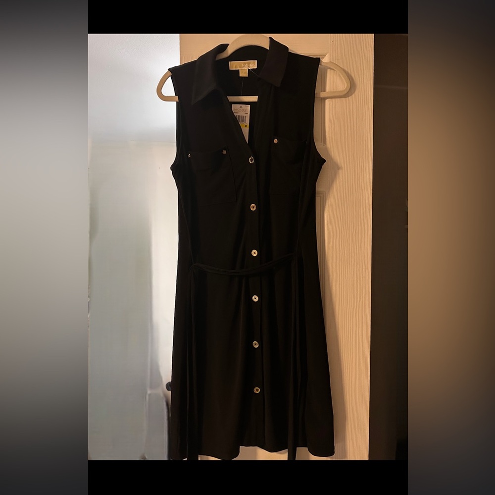 Brand new super comfy black Michael Kohrs dress!